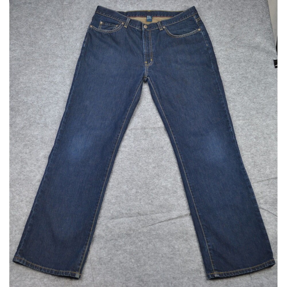 Polo Ralph Lauren Jeans Mens‎ 35X32 Blue Authentic Straight Leg Denim